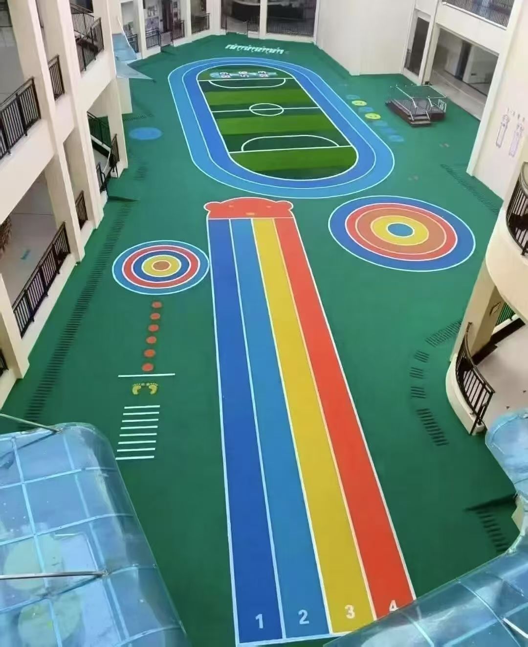 营口市幼儿园塑胶跑道渗水跑道 - 排名